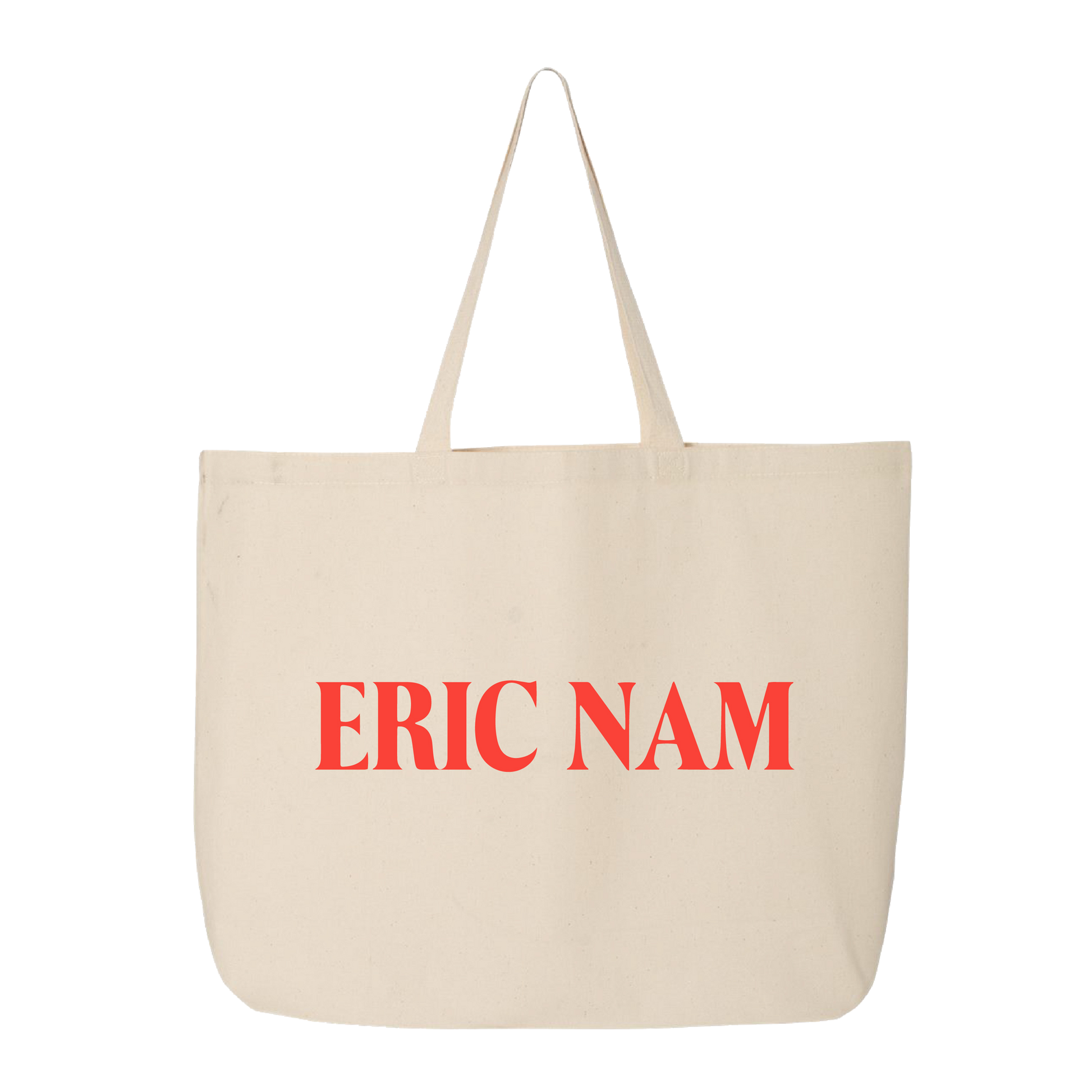 There and Back Again canvas tote bag back Eric Nam