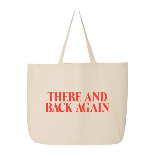 There and Back Again canvas tote bag front Eric Nam