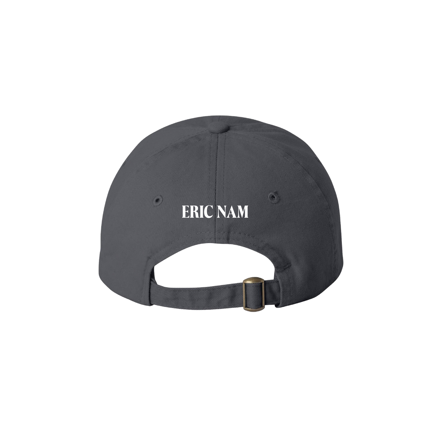 There and Back Again charcoal dad hat back Eric Nam