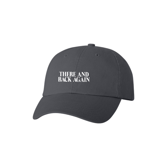 There and Back Again charcoal dad hat front Eric Nam